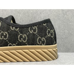 GT Gucci GG Black Denim Sneaker Low