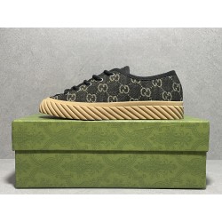 GT Gucci GG Black Denim Sneaker Low