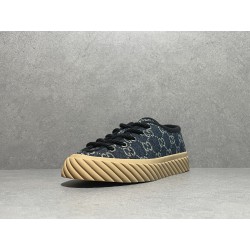 GT Gucci GG Navy Denim Sneaker Low