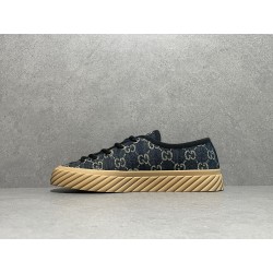 GT Gucci GG Navy Denim Sneaker Low