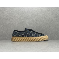 GT Gucci GG Navy Denim Sneaker Low