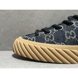 GT Gucci GG Navy Denim Sneaker Low