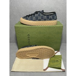 GT Gucci GG Navy Denim Sneaker Low