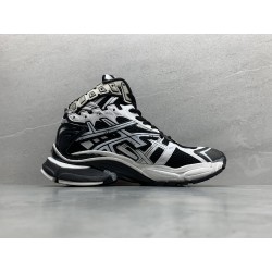 GT Balenciaga Runner High White Black 695764 W3RH2 9010
