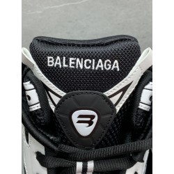 GT Balenciaga Runner High White Black 695764 W3RH2 9010