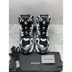GT Balenciaga Runner High White Black 695764 W3RH2 9010