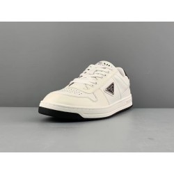 GT Prada Downtown Leather Sneakers White Black