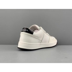 GT Prada Downtown Leather Sneakers White Black