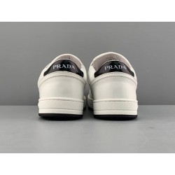 GT Prada Downtown Leather Sneakers White Black