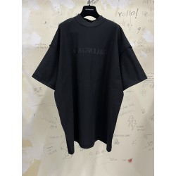 GT Balenciaga MIRROR BALENCIAGA TEE T-SHIRT OVERSIZED IN BLACK 720198TNVR51069