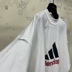 GT Balenciaga ADIDAS TEE T-SHIRT OVERSIZED IN White 723976TNVN83775