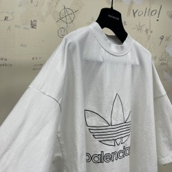 GT Balenciaga ADIDAS TEE T-SHIRT OVERSIZED IN White