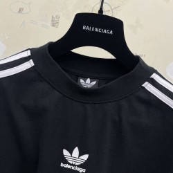 GT Balenciaga ADIDAS TEE T-SHIRT OVERSIZED IN BLACK