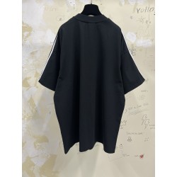 GT Balenciaga ADIDAS TEE T-SHIRT OVERSIZED IN BLACK