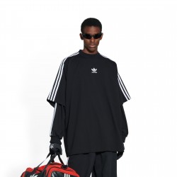 GT Balenciaga ADIDAS TEE T-SHIRT OVERSIZED IN BLACK