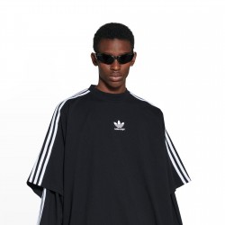 GT Balenciaga ADIDAS TEE T-SHIRT OVERSIZED IN BLACK