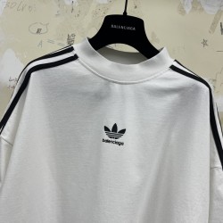 GT Balenciaga ADIDAS TEE T-SHIRT OVERSIZED IN WHITE