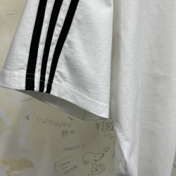 GT Balenciaga ADIDAS TEE T-SHIRT OVERSIZED IN WHITE