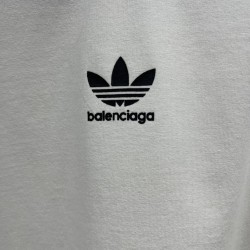 GT Balenciaga ADIDAS TEE T-SHIRT OVERSIZED IN WHITE