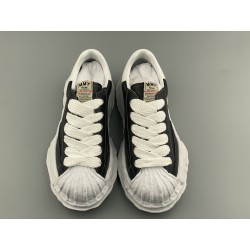 GT Maison MIHARA YASUHIRO MMY Blakey Leather Sneakers Black A05FW702