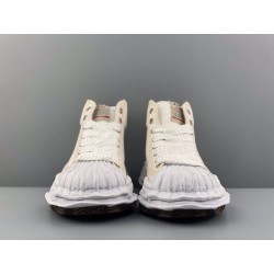 GT Maison MIHARA YASUHIRO MMY Blakey High Canvas Sneakers White A08FW736