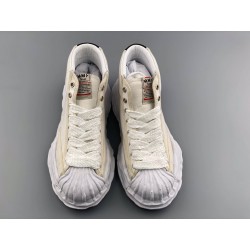 GT Maison MIHARA YASUHIRO MMY Blakey High Canvas Sneakers White A08FW736