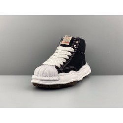 GT Maison MIHARA YASUHIRO MMY Blakey High Black Canvas Sneakers  A08FW736