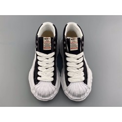 GT Maison MIHARA YASUHIRO MMY Blakey High Black Canvas Sneakers  A08FW736