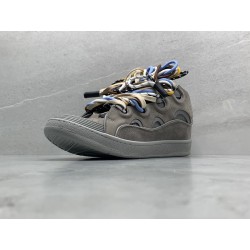 GT Lanvin Curb Sneaker Grey Grey FMSKRK11DRALH22