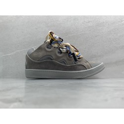 GT Lanvin Curb Sneaker Grey Grey FMSKRK11DRALH22