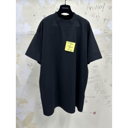 GT Balenciaga Sticky Note T-Shirt Tee Black 739028TOVD41055