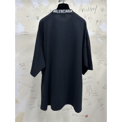 GT Balenciaga Back Collar Logo Embroidered Tee T-Shirt 739784TOVF4