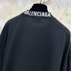 GT Balenciaga Back Collar Logo Embroidered Tee T-Shirt 739784TOVF4