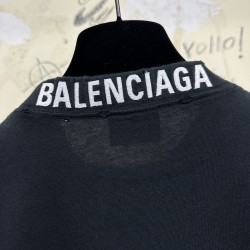 GT Balenciaga Back Collar Logo Embroidered Tee T-Shirt 739784TOVF4