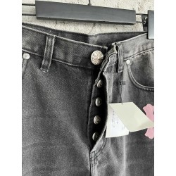 GT Chrome Heart Black Denim With 20 Cross Patch