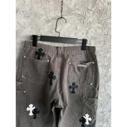 GT Chrome Heart Double Knee Pant With 20 Multicolour Cross Patch