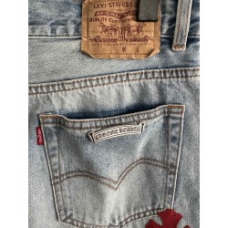 GT Chrome Heart Denim With 27 Red Cross Patch