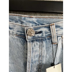 GT Chrome Heart Denim With 19 White Cross Patch