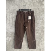 GT Chrome Heart Brown Double Knee Pants