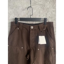 GT Chrome Heart Brown Double Knee Pants