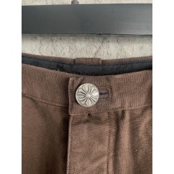 GT Chrome Heart Brown Double Knee Pants