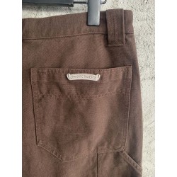 GT Chrome Heart Brown Double Knee Pants