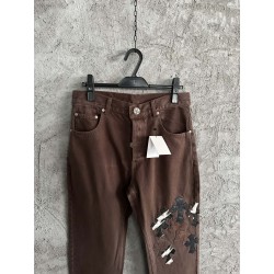 GT Chrome Heart Brown Denim With 26 Cross Patch