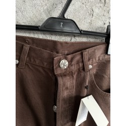 GT Chrome Heart Brown Denim With 26 Cross Patch