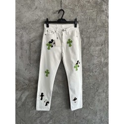 GT Chrome Heart Denim With 18 Cross Patch