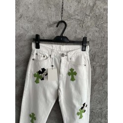 GT Chrome Heart Denim With 18 Cross Patch