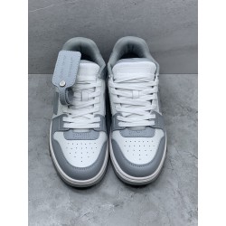 GT Off White Out Of Office OOO Low Tops Grey White OMIA189C99LEA0040901