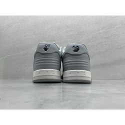 GT Off White Out Of Office OOO Low Tops Grey White OMIA189C99LEA0040901