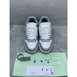 GT Off White Out Of Office OOO Low Tops Grey White OMIA189C99LEA0040901