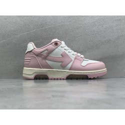 GT Off White Out Of Office OOO Low Tops Pink White OMIA259F21LEA0013001